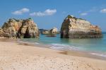 Portugalská pláž Praia da Rocha