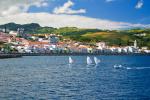 Azorský ostrov Faial a město Horta