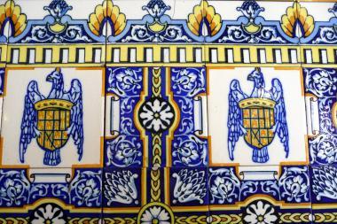 Madeirské malované dlaždice azulejos