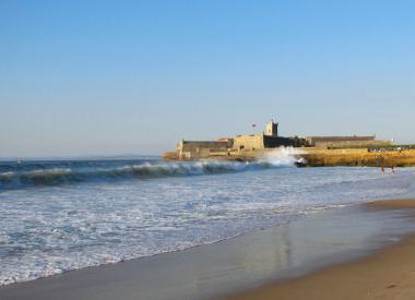 Portugalská pláž Carcavelos 